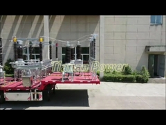 विद्युत वितरण 110kV 50Hz मोबाइल ट्रांसफार्मर सबस्टेशन 80A